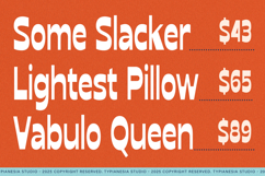 Meltoga - Bold Retro Condensed Tall Reverse Contrast Product Image 6