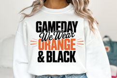 Game Day We Wear Brown &amp; Black Svg | Sport Svg | Shirt Svg Product Image 5