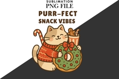 Cat snack squad png design for T-shirts Product Image 2