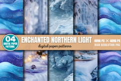 Enchanted Northern Light Backgrounds Bundle PNG Product Image 6