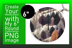 Season's Greetings Tree Design Sublimation Coaster Product Image 1