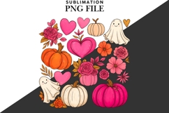 Pink pumpkins png design for T-shirts Product Image 2