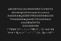 Dense Rough Distressed Sans Serif Font Product Image 5