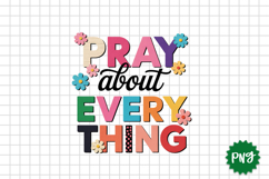 Retro Christian Faith PNG Design, Bible Verse PNG Design Product Image 1
