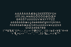 Dense Modern Minimal Sans Serif Font Product Image 5