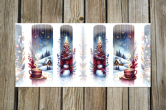 Christmas brushstroke | 4 vintage Sublimation Mug design PL Product Image 5