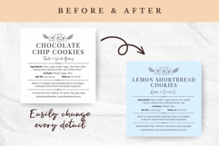 Cottage Food Law Label Canva Template Product Image 5