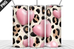 Lovely Hearts Tumbler Design | Valentine&#039;s Day Tumbler Wrap Product Image 1