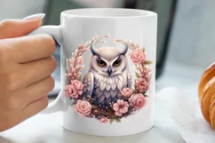 Christmas Owl Clipart, Christmas Owl Clipart, Christmas Owl Product Image 5