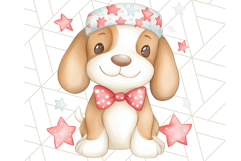 Patriotic Dogs Clipart, Cute 4th of July Puppies PNG Product Image 2