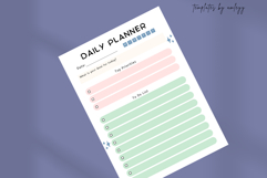 Cute Daily Planner Template | Kawaii Printable &amp; Digital To- Product Image 5