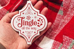 Christmas Baby Arabesque Ornament Bundle, Christmas SVG Product Image 3
