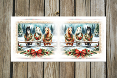 Country Christmas | 4 horse Sublimation Mug design PLUS Product Image 5