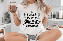 Part-time Mermaid SVG Design, Mermaid SVG Design Product Image 4