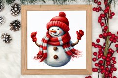 Funny Snowman Sublimation Clipart, Christmas PNG Product Image 4