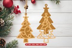 Christmas Tree Ornament Laser Cut Product Image 1
