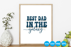 Father's day retro SVG Design, Dad Retro Product Image 1