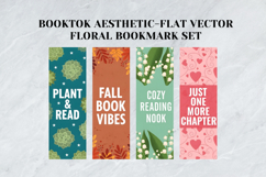 Pastel BookTok Aesthetic Flower Bookmark Set Product Image 5