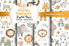 Nursery Seamless patterns and Seamless backgrounds Product Image 1