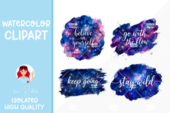 Galaxy Motivational Quotes Clipart Product Image 1