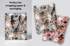 Seamless Halloween Digital Paper, Cute Pattern Design Product Image 5
