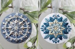 3d Christmas ornament png, 3d Christmas sublimation Product Image 5