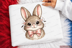 Retro Easter Bunny Sublimation Design, Retro Easter Bunny Product Image 5