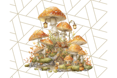 Acorn Village Clipart PNG, Fall Animal Png Product Image 5