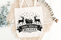 This House Believes Svg, Believe In Santa Svg, Christmas Svg Product Image 5