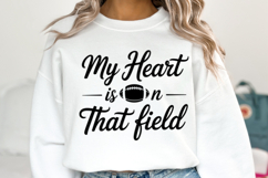 My heart is on that field Svg | Game Day Svg | Shirt Svg Product Image 5