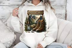 Adventure Life PNG, Mountain Hiking &amp; Camping Sublimation Product Image 5