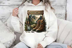 Adventure Life PNG, Mountain Hiking & Camping Sublimation Product Image 5