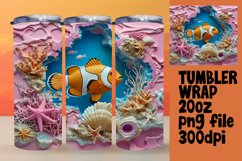 Underwater World Tumbler Wrap - 3D Print Product Image 1