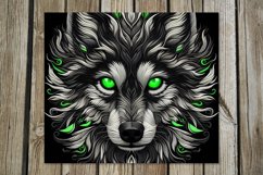 Embroidery wolf | 8 skinny tumbler Sublimation designs Product Image 5
