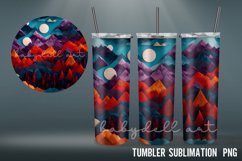 3D Tumbler Wrap | 3D paper collage 20 OZ Tumbler Sublimation Product Image 5