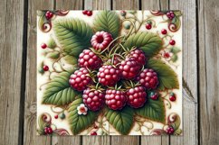 Berries | 8 Retro style Skinny tumbler Sublimation designs Product Image 5