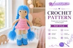 Crochet Doll Amigurumi Pattern PDF Product Image 1