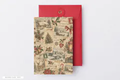 Cottage Christmas Junk Journal Pages Product Image 5