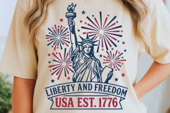 Liberty And Freedom USA 1776 Svg, independence Day Svg. Product Image 6
