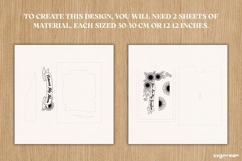 Mother's Day Photo Frames SVG Bundle | Laser Cut | Glowforge Product Image 5