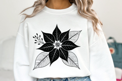 Christmas Flower Svg | Christmas svg | Shirt Svg Product Image 5