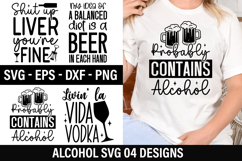 Alcohol SVG Design - Alcohol T-shirt Design Product Image 1