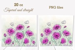 Tumbler Sublimation Design Art Summer Flowers 28 PNG files Product Image 11