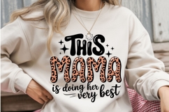This Mama Is Doing Her Very Best PNG | Leopard Print Mama Product Image 2