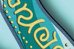 Swan multilayer 3D SVG/ Swan 3D cut Product Image 6
