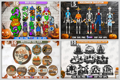 250 Halloween Mega Bundle Laser Cut, Spooky Signs, Earrings Product Image 6