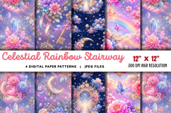 Celestial Rainbow Stairway Heaven JPG Product Image 1
