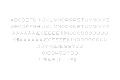 Bosnia Outline Modern Geometric Display Typeface Product Image 5