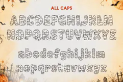 Mummy Wrap Font - Halloween Decorative Font Product Image 5
