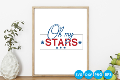 4th of July SVG Design, 4th of July SVG Cut file design Product Image 5